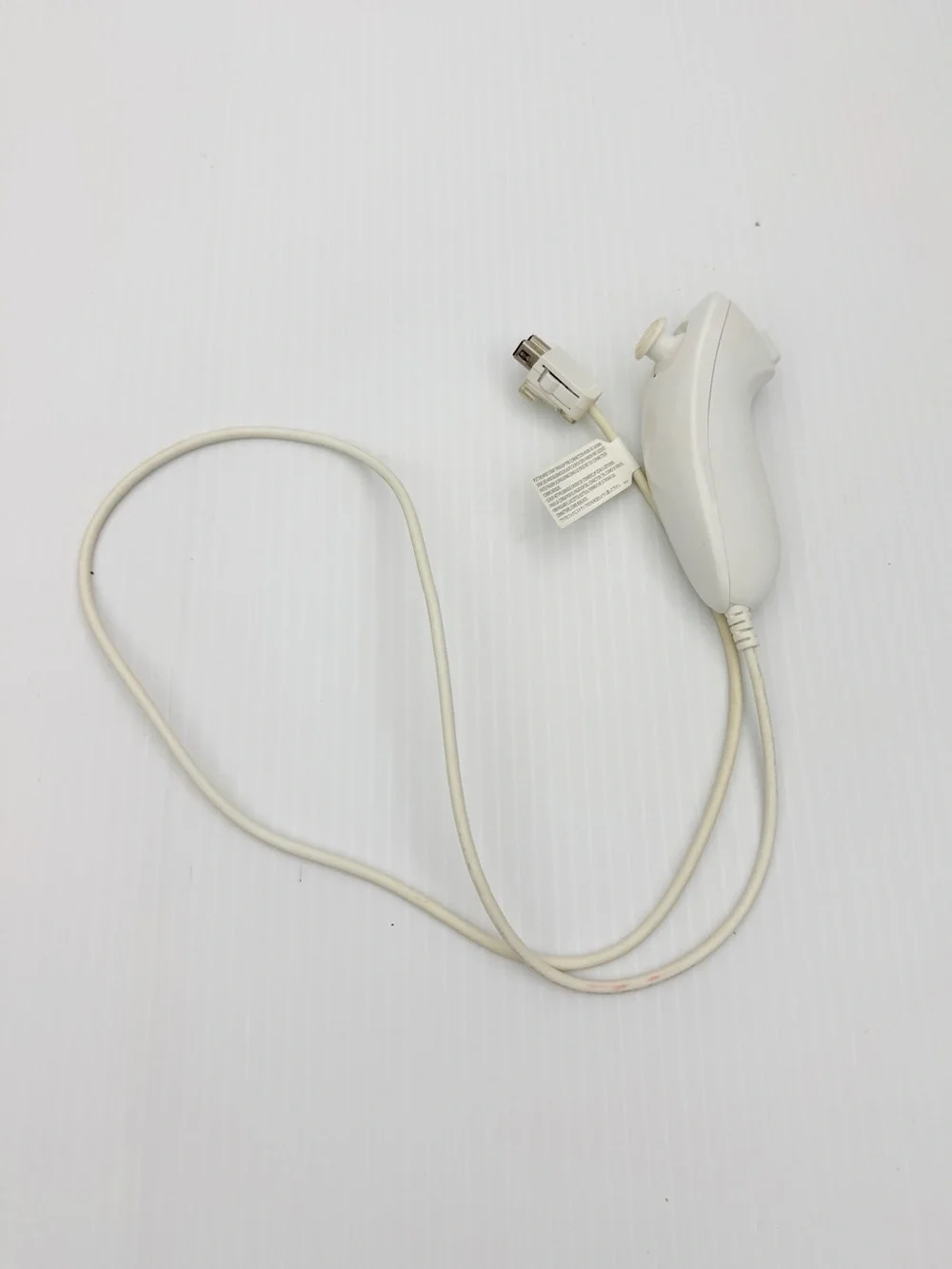 Genuine OEM Nintendo Wii White Nunchuck Nunchuk Video Game Controller Attachment